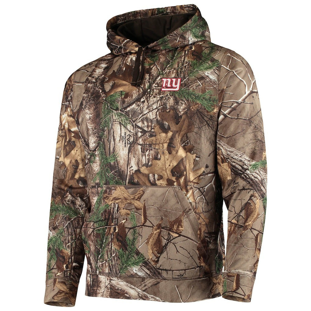 New York Giants Dunbrooke Circle Champion Tech Fleece Pullover Hoodie - Realtree Camo - NFL