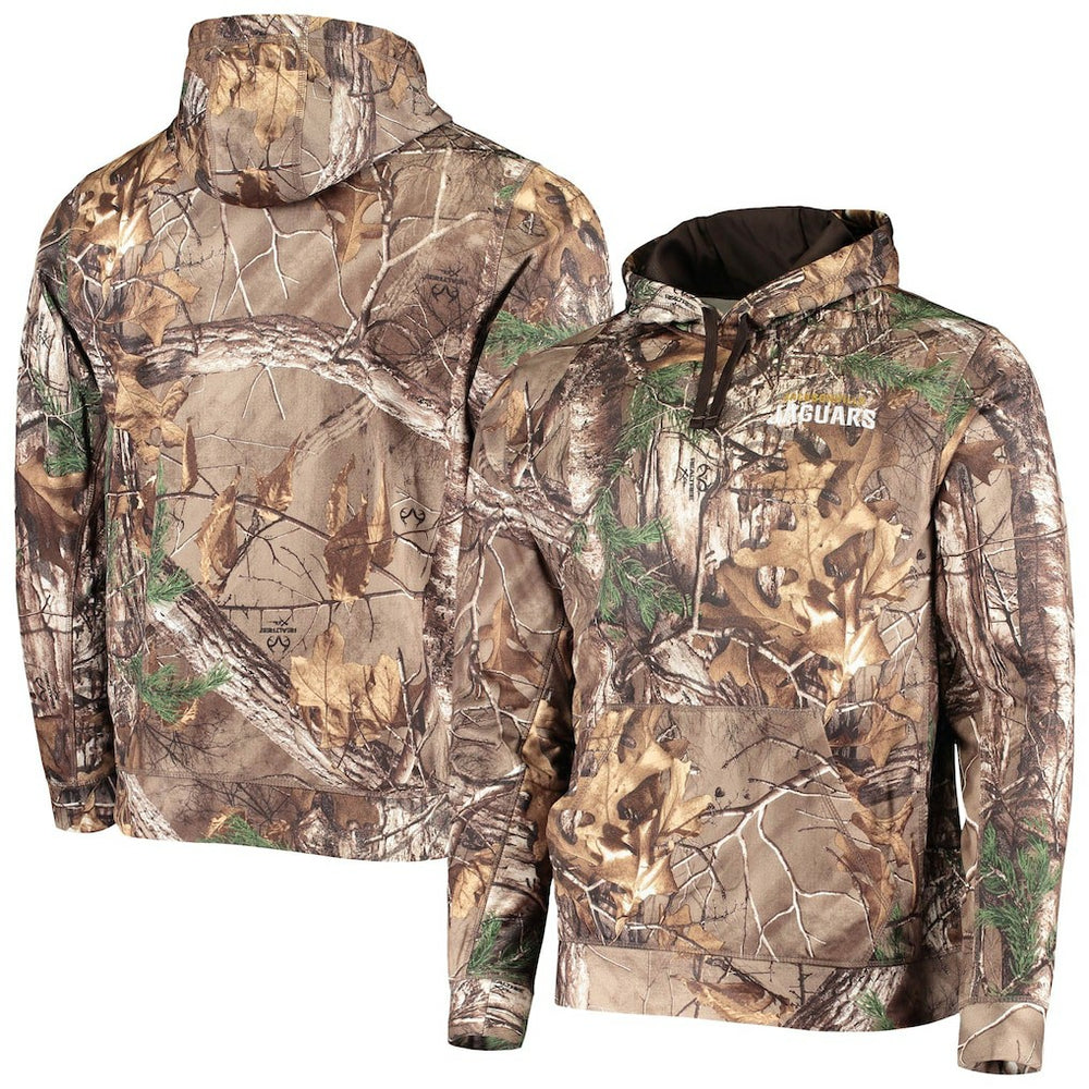 Jacksonville Jaguars Dunbrooke Circle Champion Tech Fleece Pullover Hoodie - Realtree Camo - NFL