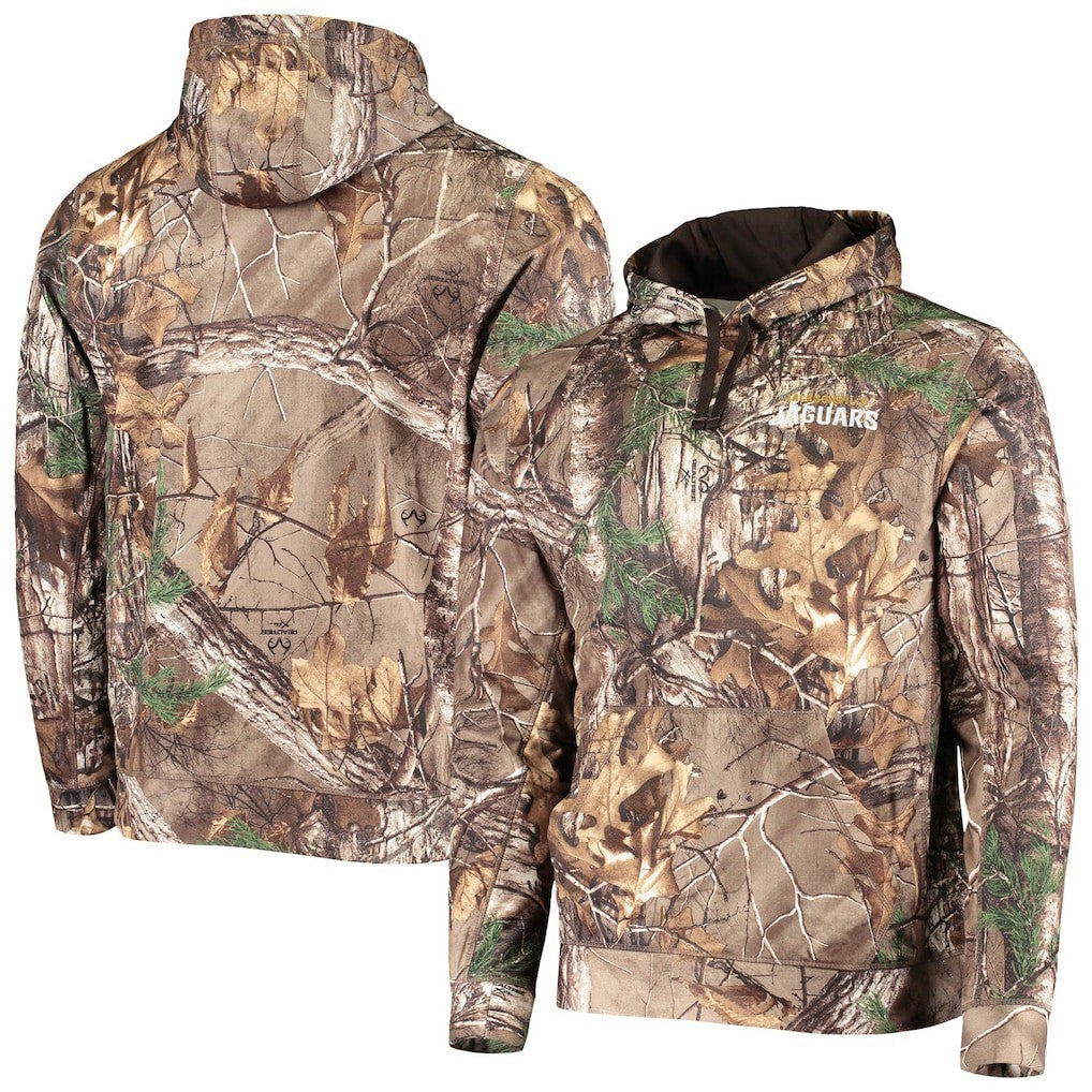 Jacksonville Jaguars Dunbrooke Circle Champion Tech Fleece Pullover Hoodie - Realtree Camo - NFL