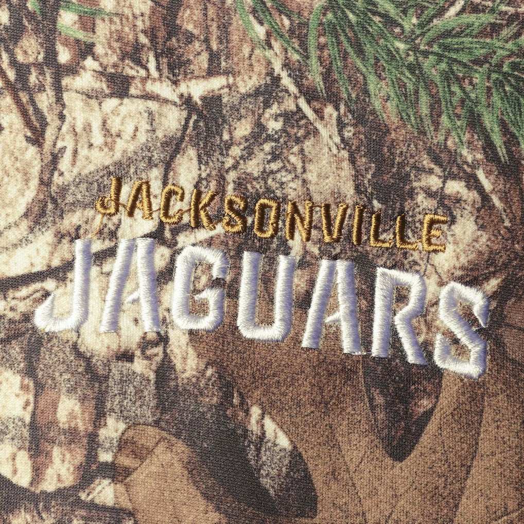 Jacksonville Jaguars Dunbrooke Circle Champion Tech Fleece Pullover Hoodie - Realtree Camo - NFL