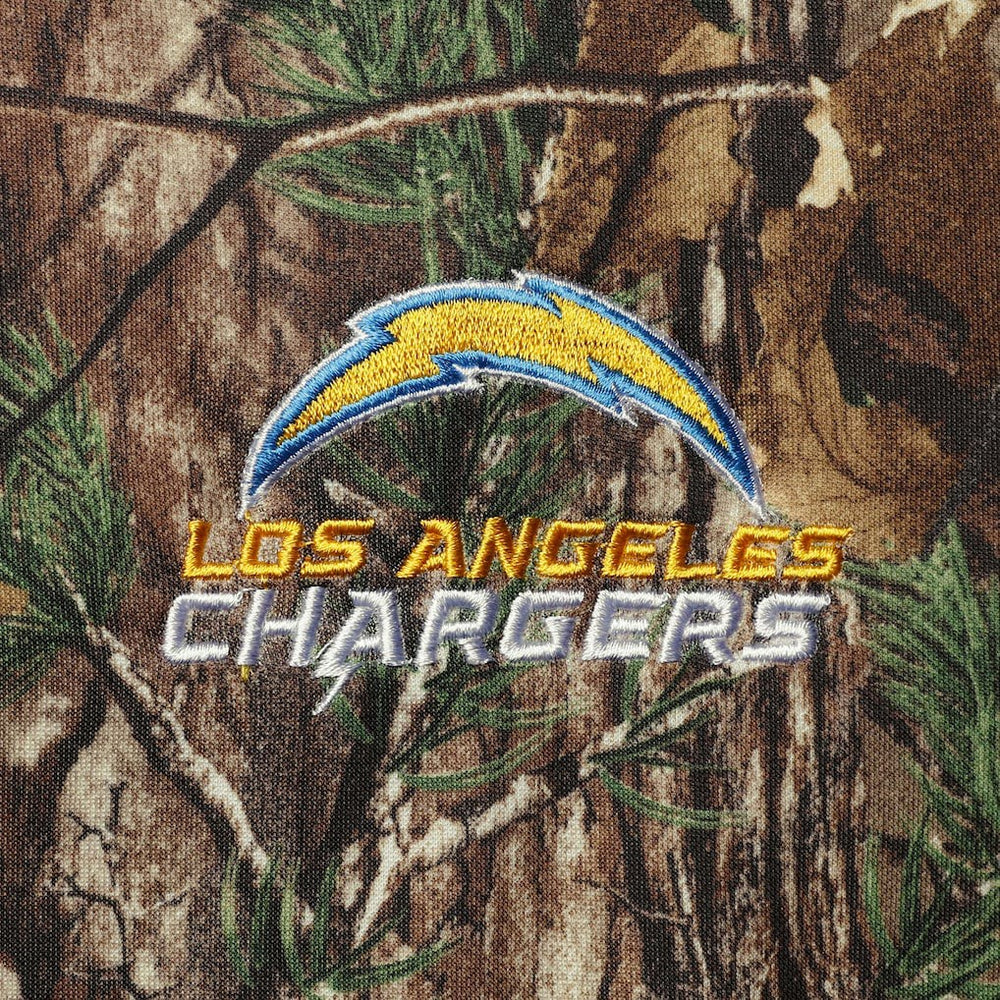Los Angeles Chargers Dunbrooke Circle Champion Tech Fleece Pullover Hoodie - Realtree Camo - NFL