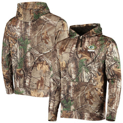 Green Bay Packers Dunbrooke Circle Champion Tech Fleece Pullover Hoodie - Realtree Camo - NFL