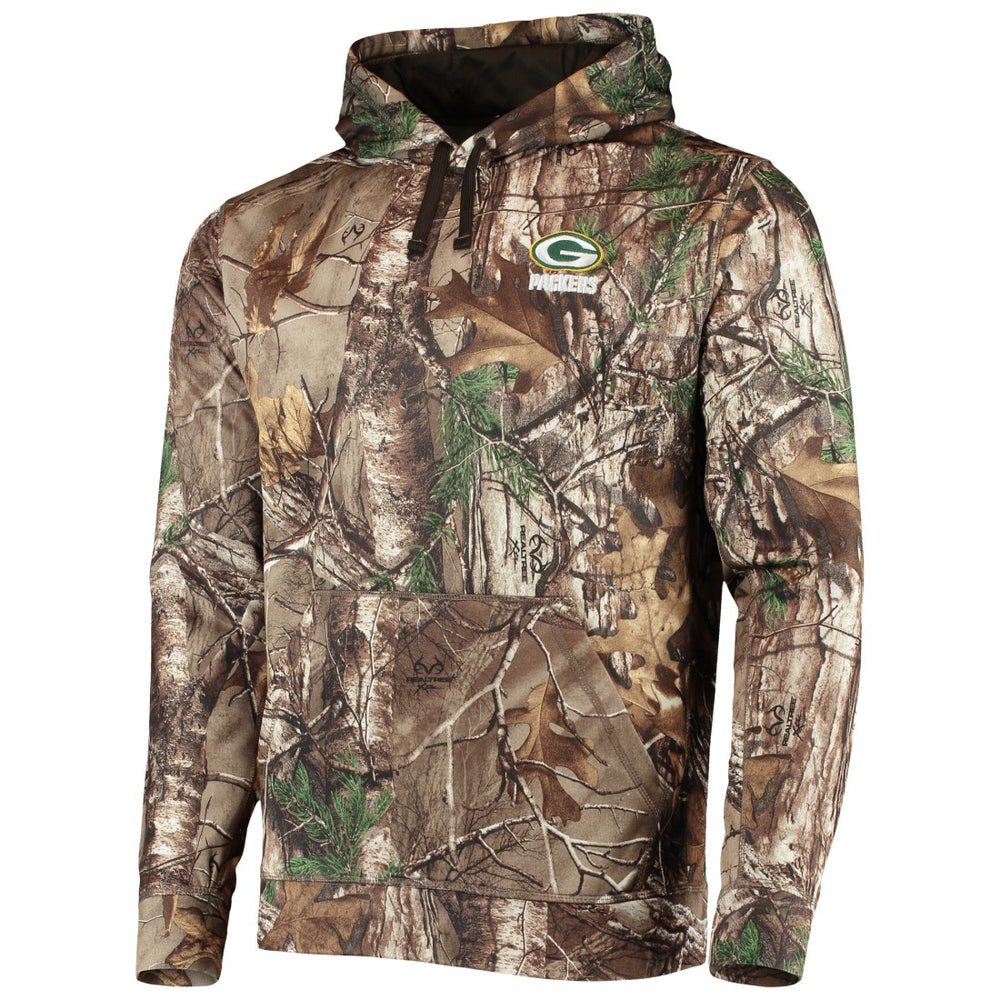 Green Bay Packers Dunbrooke Circle Champion Tech Fleece Pullover Hoodie - Realtree Camo - NFL