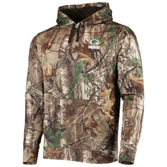 Green Bay Packers Dunbrooke Circle Champion Tech Fleece Pullover Hoodie - Realtree Camo - NFL