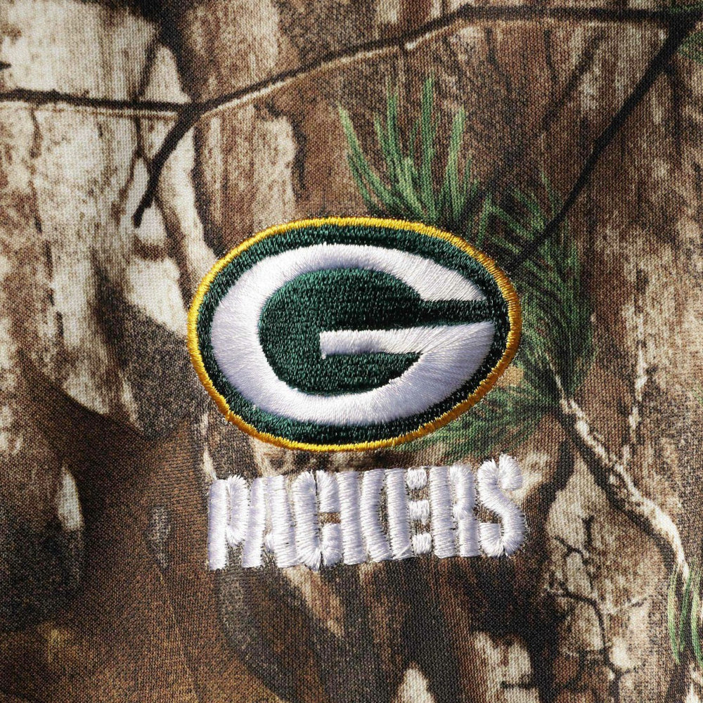 Green Bay Packers Dunbrooke Circle Champion Tech Fleece Pullover Hoodie - Realtree Camo - NFL