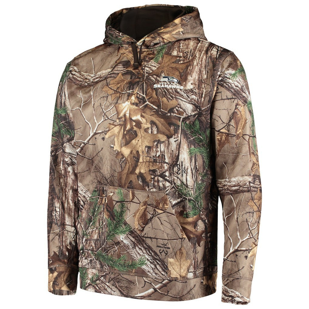 Seattle Seahawks Dunbrooke Circle Champion Tech Fleece Pullover Hoodie - Realtree Camo - NFL