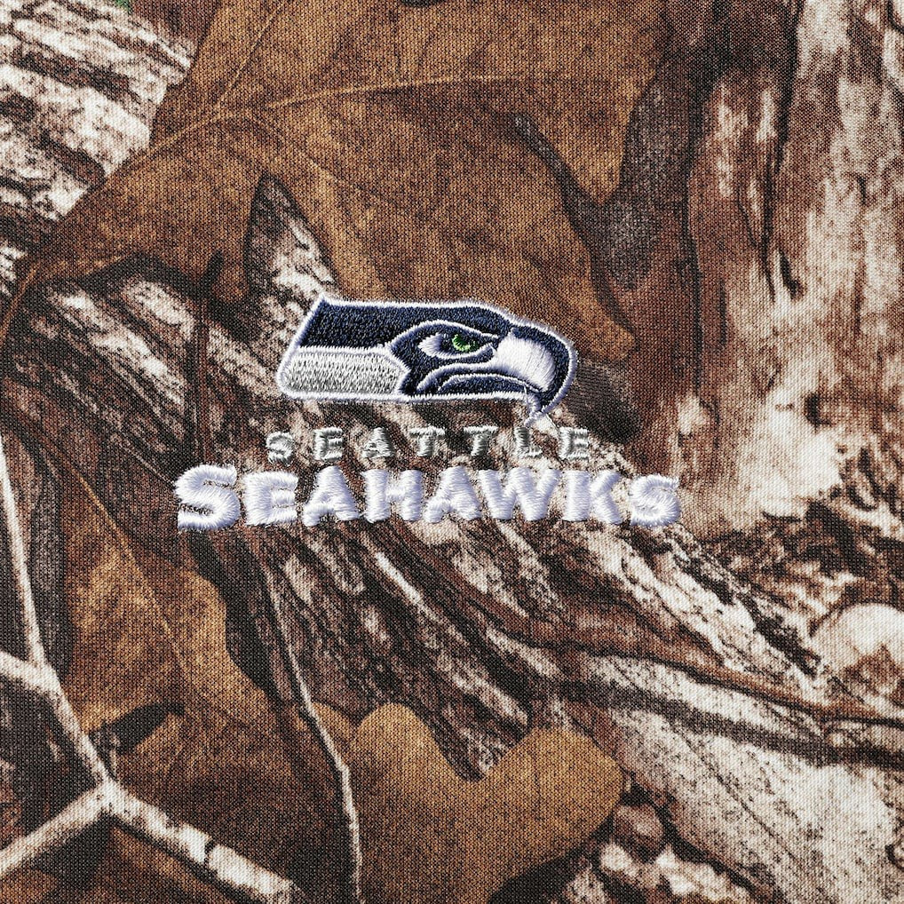 Seattle Seahawks Dunbrooke Circle Champion Tech Fleece Pullover Hoodie - Realtree Camo - NFL