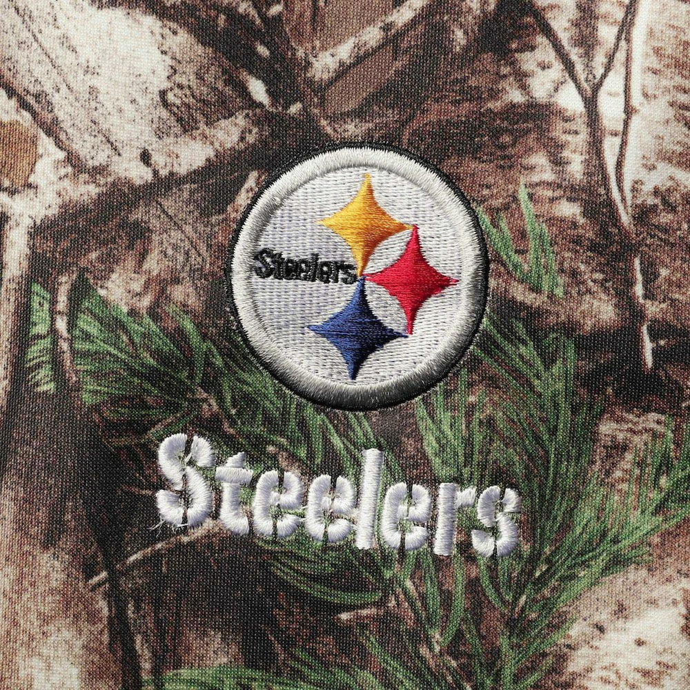 Pittsburgh Steelers Dunbrooke Circle Champion Tech Fleece Pullover Hoodie - Realtree Camo - NFL