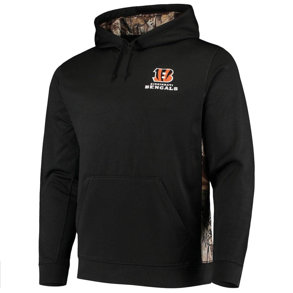 Cincinnati Bengals Dunbrooke Logo Ranger Pullover Hoodie - Black/Realtree Camo - NFL