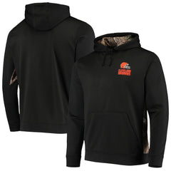 Cleveland Browns Dunbrooke Logo Ranger Pullover Hoodie - Black/Realtree Camo - NFL