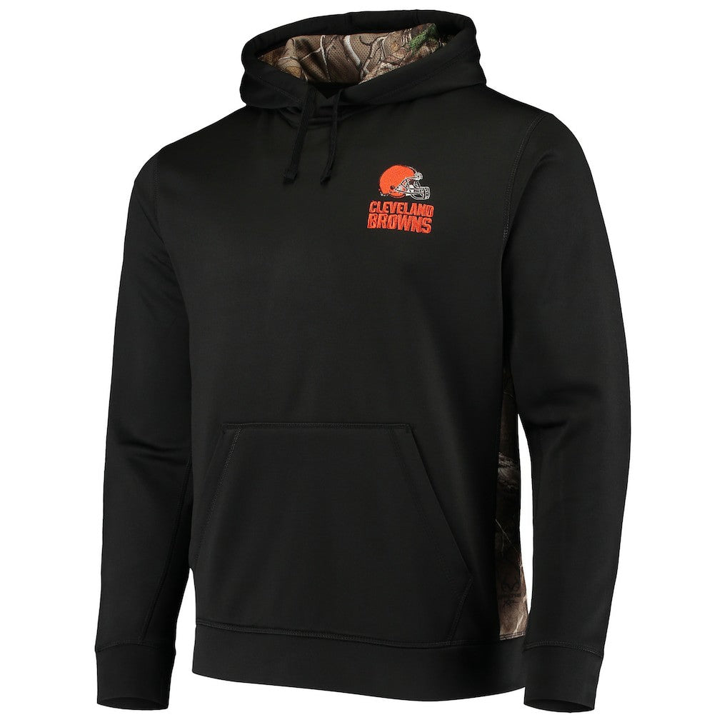 Cleveland Browns Dunbrooke Logo Ranger Pullover Hoodie - Black/Realtree Camo - NFL