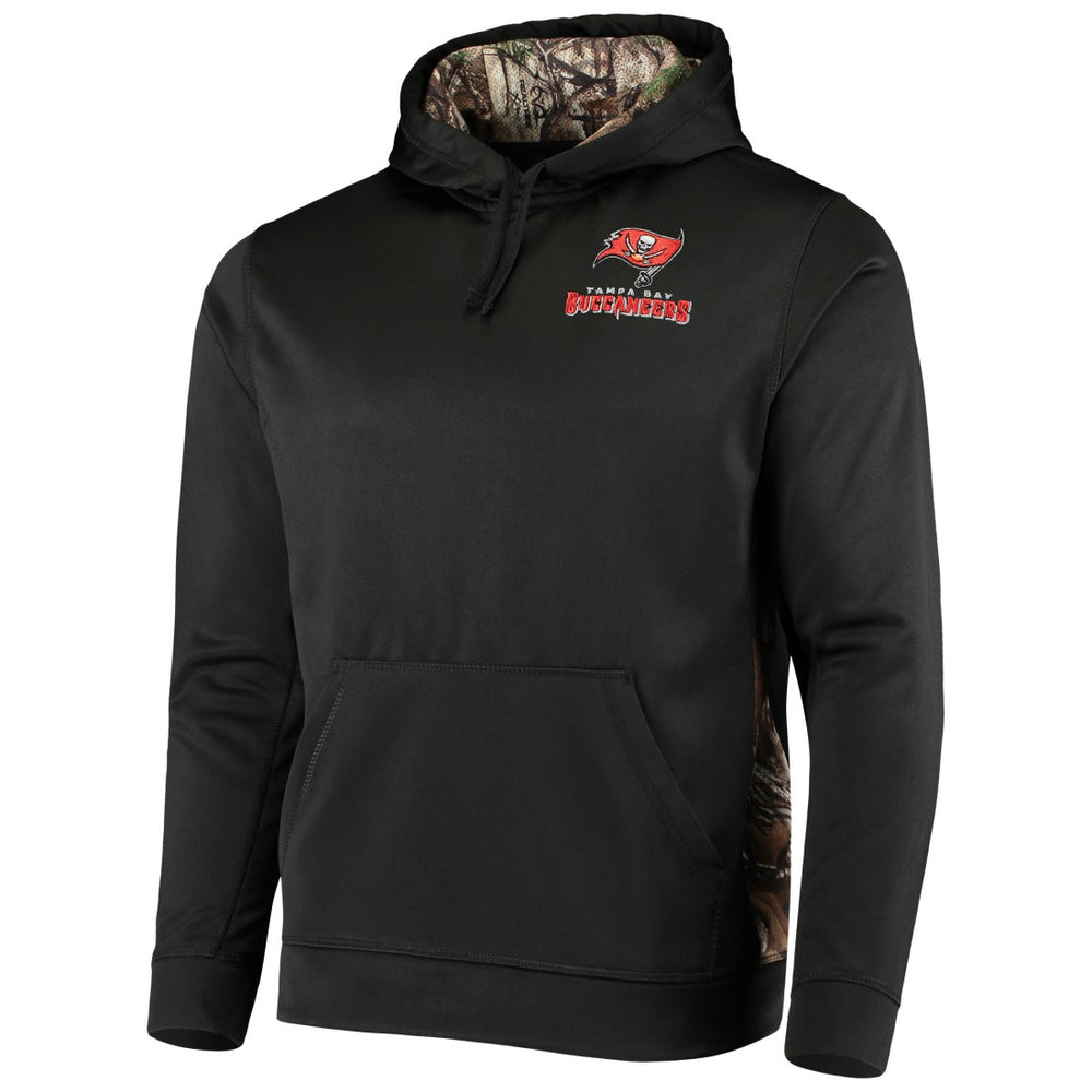 Tampa Bay Buccaneers Dunbrooke Logo Ranger Pullover Hoodie - Black/Realtree Camo - NFL