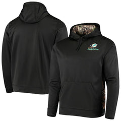 Miami Dolphins Dunbrooke Logo Ranger Pullover Hoodie - Black/Realtree Camo - NFL