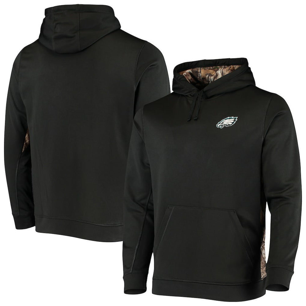 Philadelphia Eagles Dunbrooke Logo Ranger Pullover Hoodie - Black/Realtree Camo - NFL