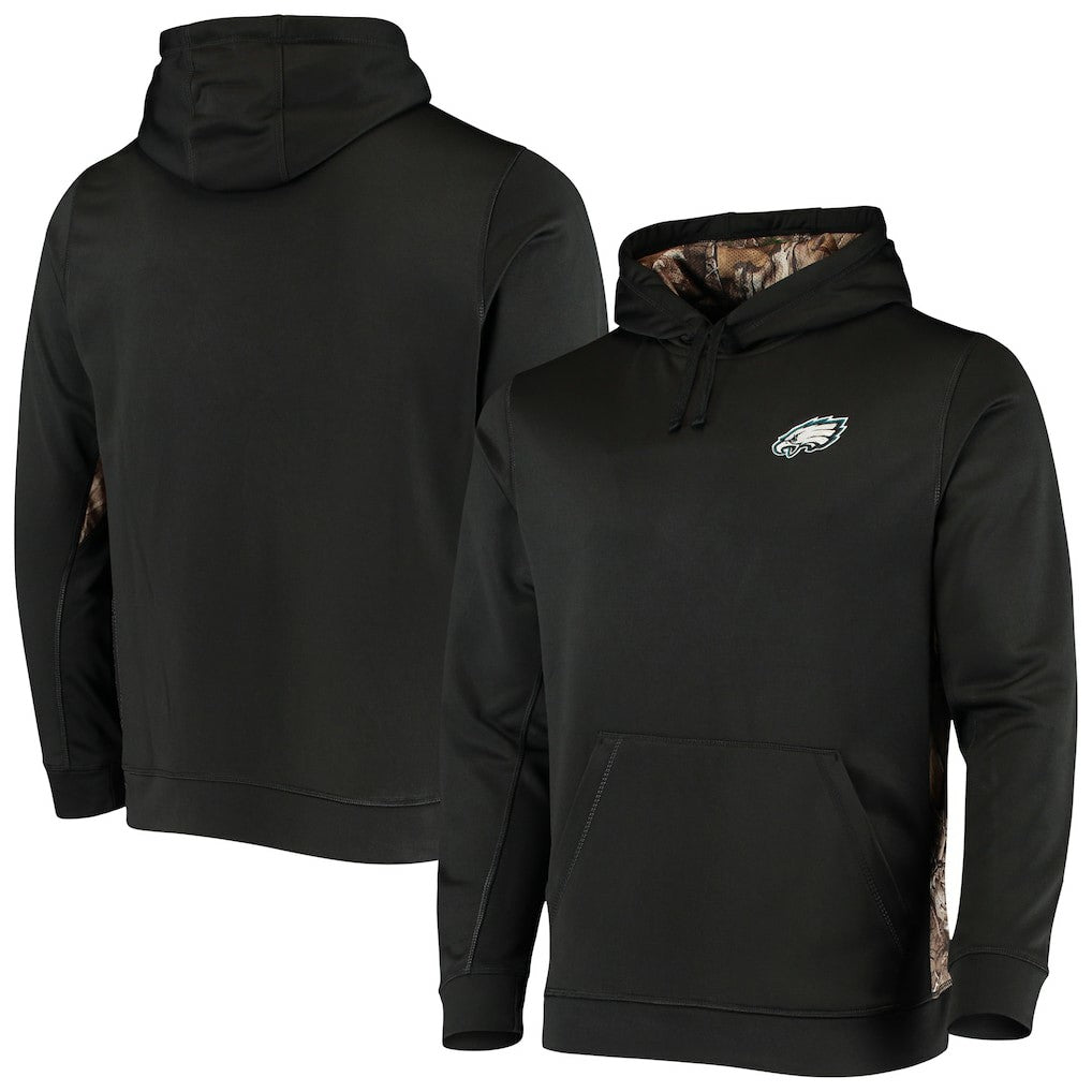 Philadelphia Eagles Dunbrooke Logo Ranger Pullover Hoodie - Black/Realtree Camo - NFL