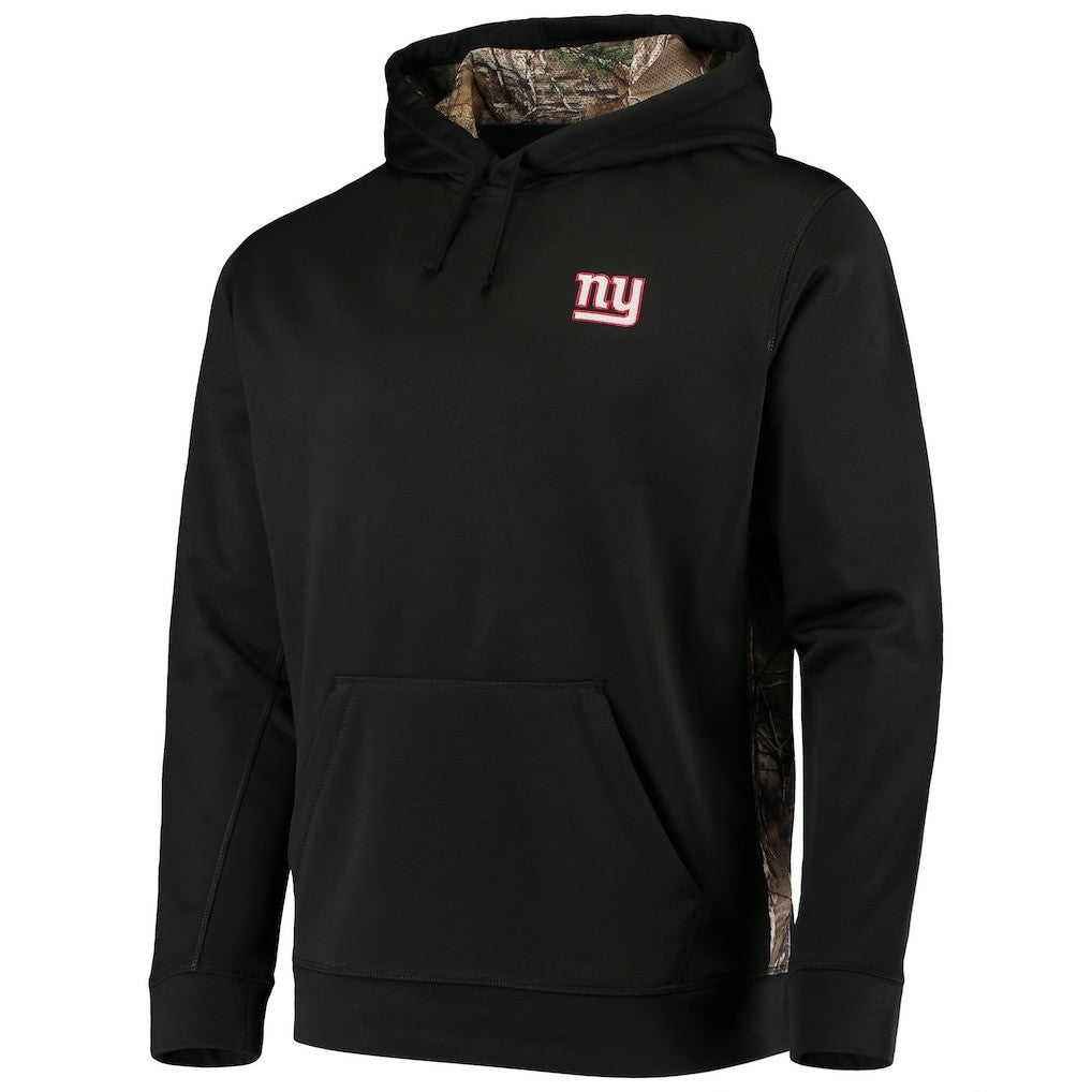 New York Giants Dunbrooke Logo Ranger Pullover Hoodie - Black/Realtree Camo - NFL