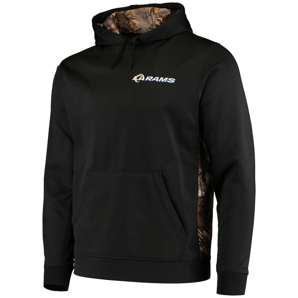 Los Angeles Rams Dunbrooke Logo Ranger Pullover Hoodie - Black/Realtree Camo - NFL
