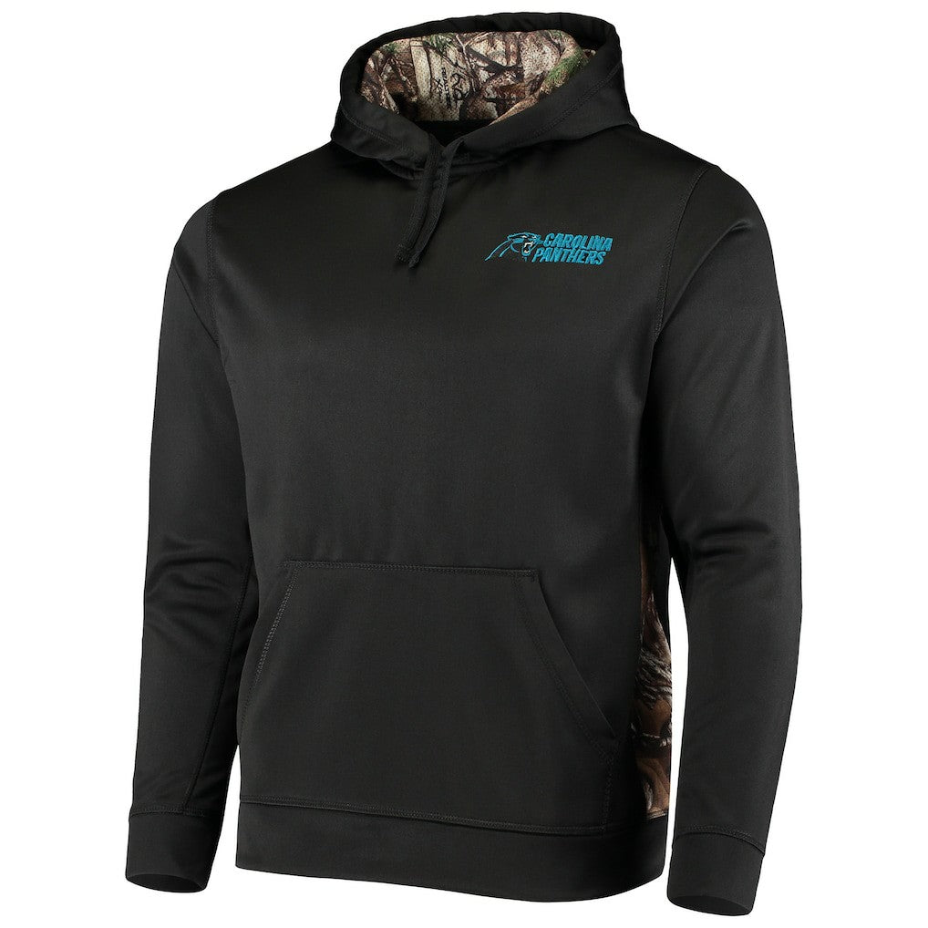 Carolina Panthers Dunbrooke Logo Ranger Pullover Hoodie - Black/Realtree Camo - NFL