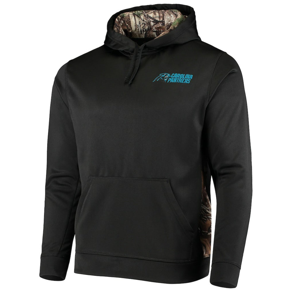 Carolina Panthers Dunbrooke Logo Ranger Pullover Hoodie - Black/Realtree Camo - NFL