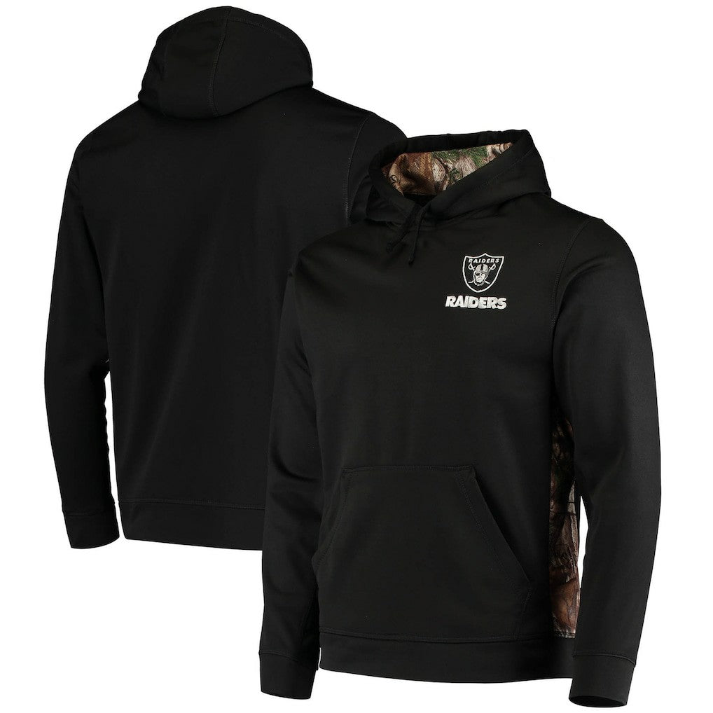 Las Vegas Raiders Dunbrooke Logo Ranger Pullover Hoodie - Black/Realtree Camo - NFL