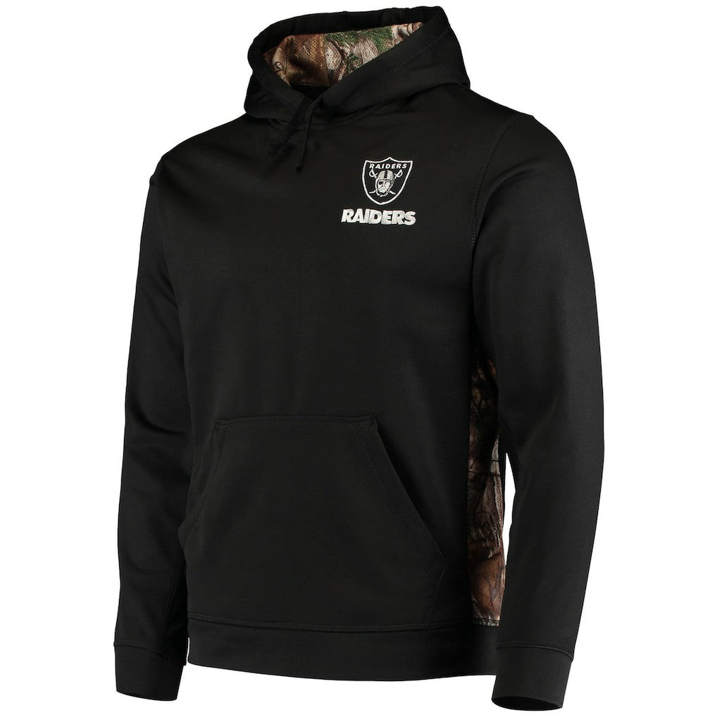 Las Vegas Raiders Dunbrooke Logo Ranger Pullover Hoodie - Black/Realtree Camo - NFL