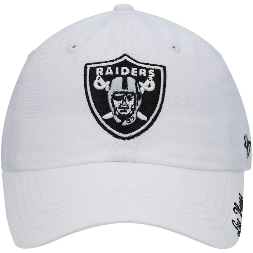 Las Vegas Raiders '47 Women's Miata Clean Up Primary Adjustable Hat - White - 47 brand