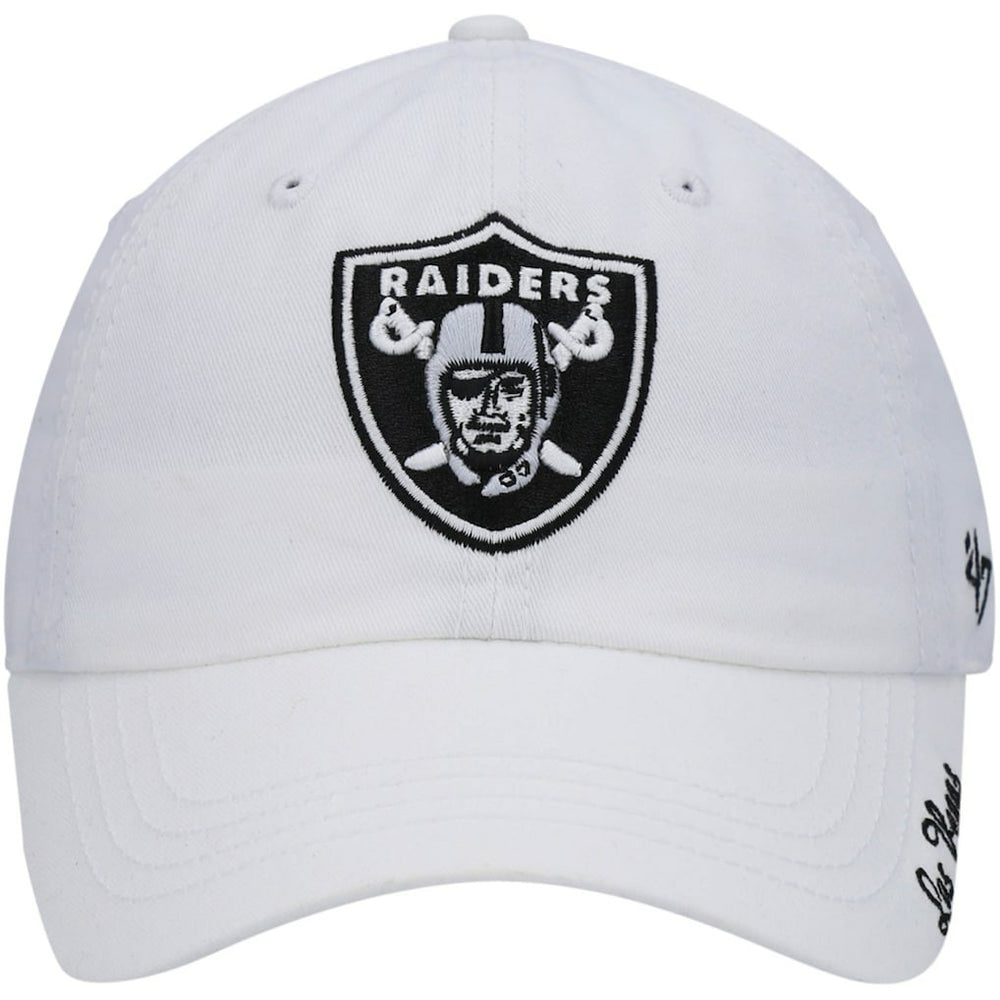 Las Vegas Raiders '47 Women's Miata Clean Up Primary Adjustable Hat - White - 47 brand