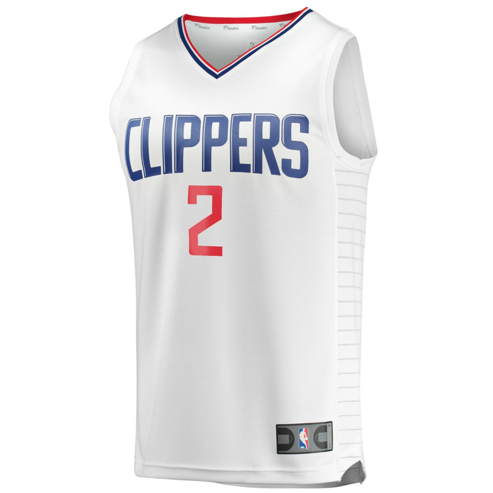 Fanatics Kawhi Leonard LA Clippers Youth 2020/21 Fast Break Player Jersey White Association Edition