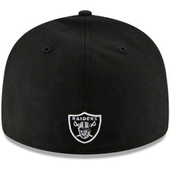 Las Vegas Raiders New Era Omaha Script Low Profile 59FIFTY Fitted Hat - Black - NFL