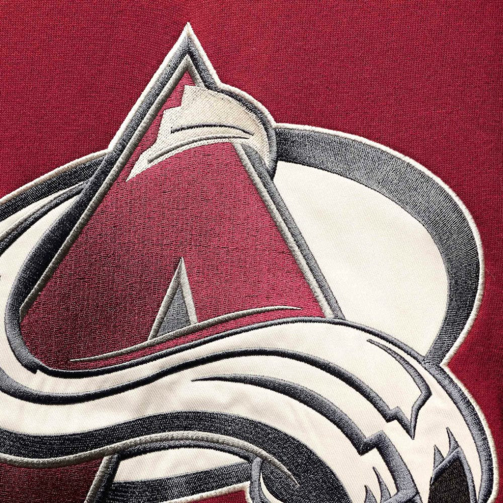 Nathan MacKinnon Colorado Avalanche '47 Player Name & Number Lacer Pullover Hoodie - Burgundy | 47 brand Clearance