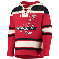 Alexander Ovechkin Washington Capitals '47 Player Name & Number Lacer Pullover Hoodie - Red | 47 brand online