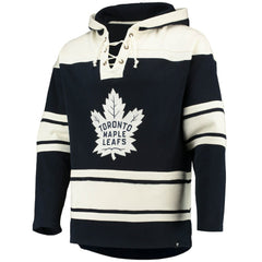 Auston Matthews Toronto Maple Leafs '47 Player Name & Number Lacer Pullover Hoodie - Blue | 47 brand sale