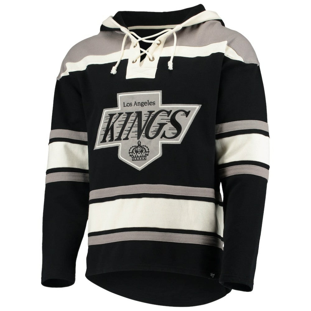 Luc Robitaille Los Angeles Kings '47 Retired Player Name & Number Lacer Pullover Hoodie - Black | 47 brand near me