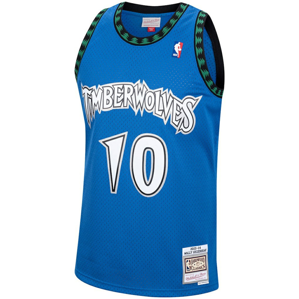 Mitchell & Ness Wally Szczerbiak Minnesota Timberwolves 2003/04 Hardwood Classics Swingman Jersey Blue