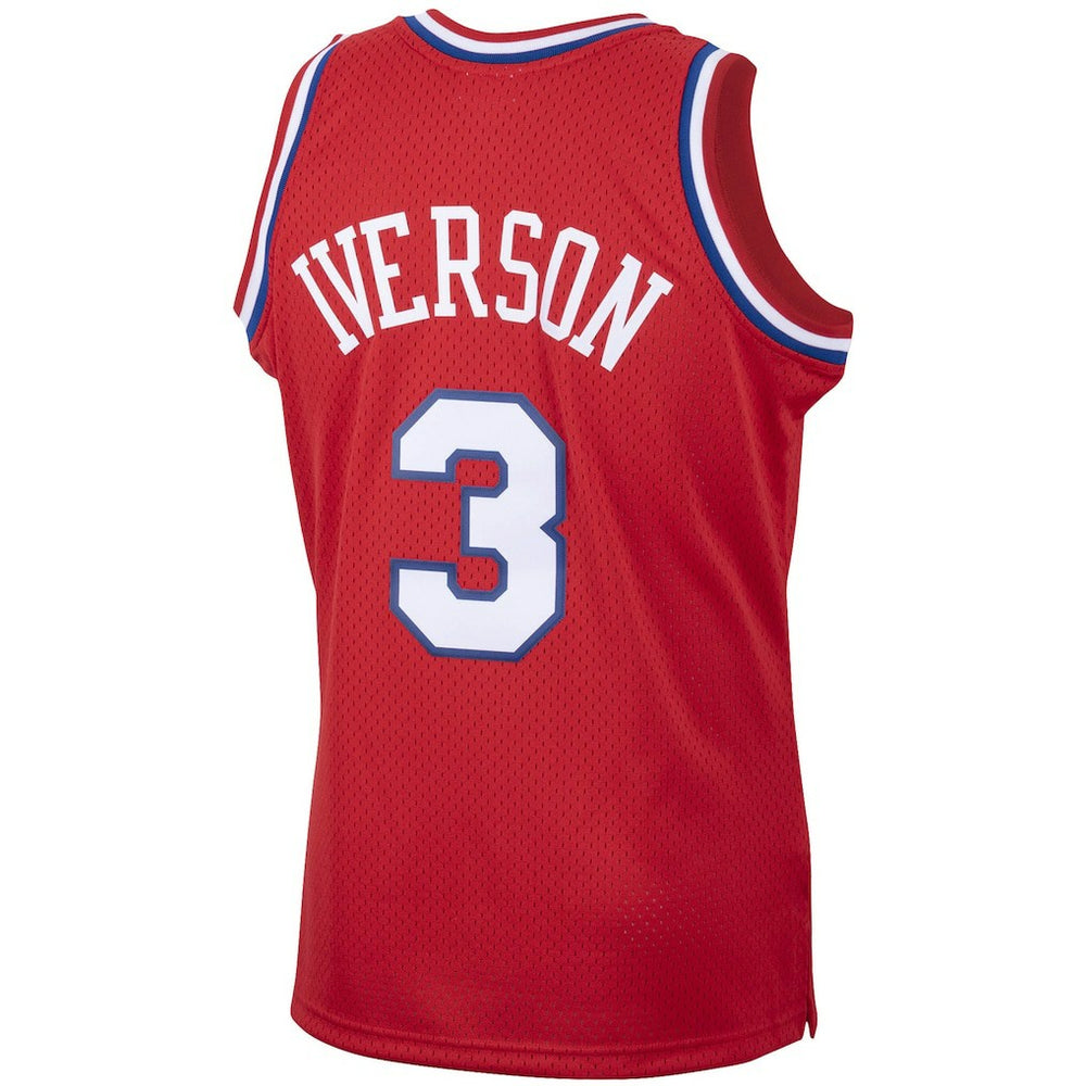 Mitchell & Ness Allen Iverson Philadelphia 76ers 2002/03 Hardwood Classics Swingman Jersey Red