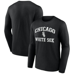 Men's Black Chicago White Sox Team Heart & Soul Long Sleeve T-Shirt Near Me