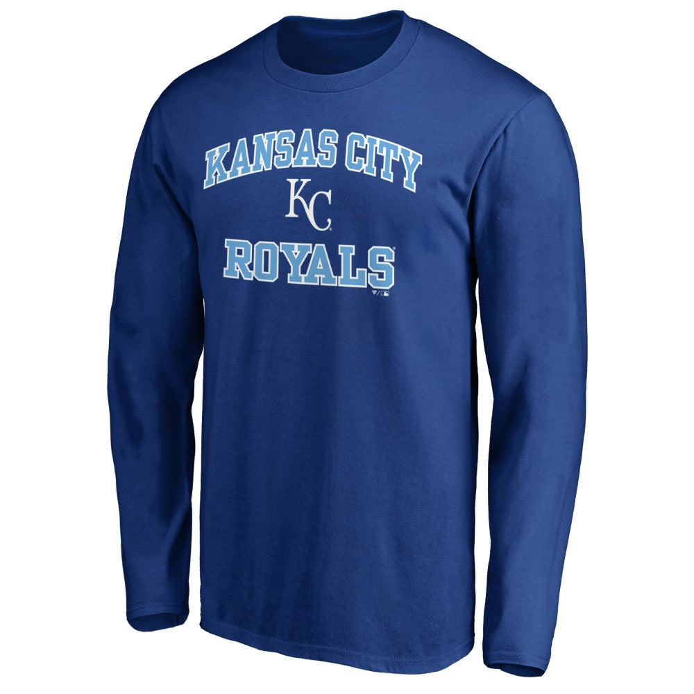 Men's Royal Kansas City Royals Team Heart & Soul Long Sleeve T-Shirt Online