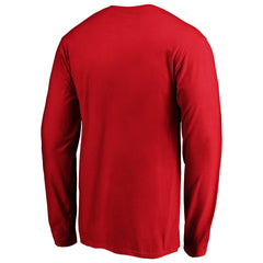 Men's Red Philadelphia Phillies Team Heart & Soul Long Sleeve T-Shirt for sale