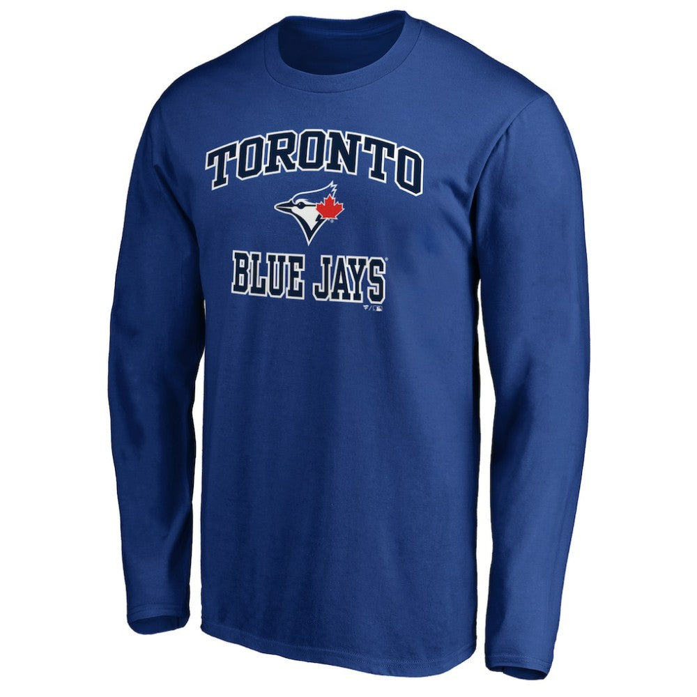 Men's Royal Toronto Blue Jays Team Heart & Soul Long Sleeve T-Shirt Sale