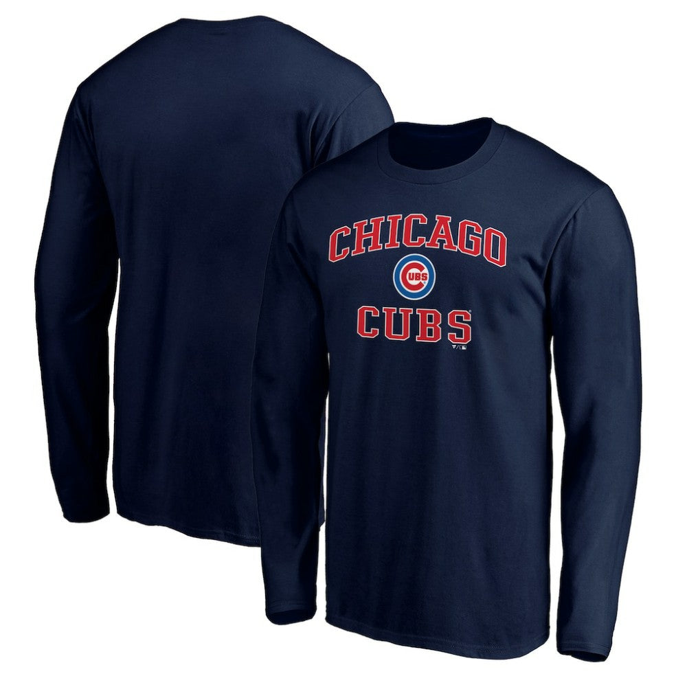Men's Navy Chicago Cubs Team Heart & Soul Long Sleeve T-Shirt Near Me