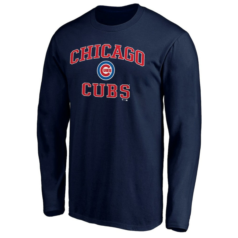Men's Navy Chicago Cubs Team Heart & Soul Long Sleeve T-Shirt Near Me