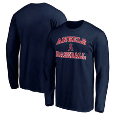 Men's Navy Los Angeles Angels Team Heart & Soul Long Sleeve T-Shirt Near Me