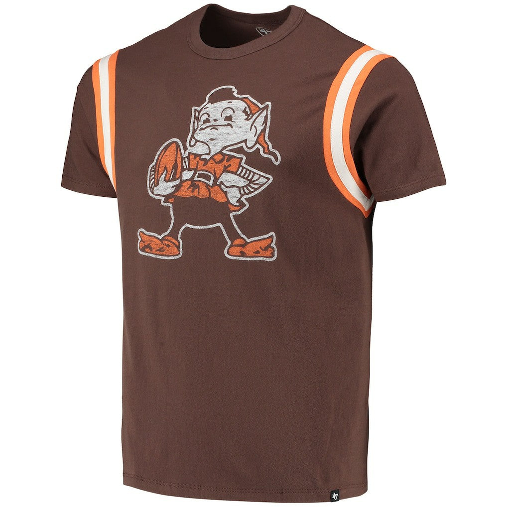 Cleveland Browns '47 Premier Point T-Shirt - Brown - 47 brand
