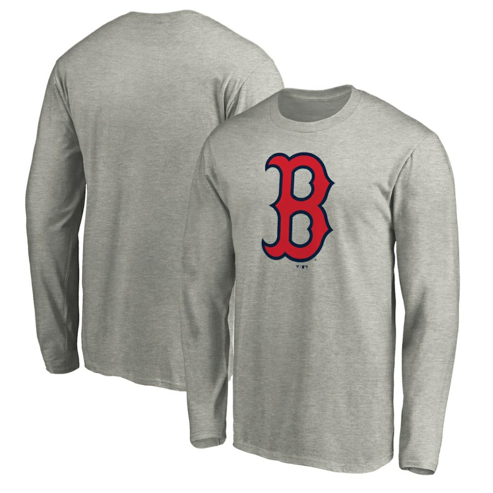 Boston Red Sox Official Team Logo Long Sleeve T-Shirt Outlet