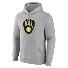 Milwaukee Brewers Official Logo Fitted Pullover Hoodie Sale