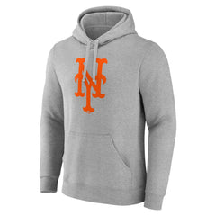 New York Mets Official Logo Fitted Pullover Hoodie for sale