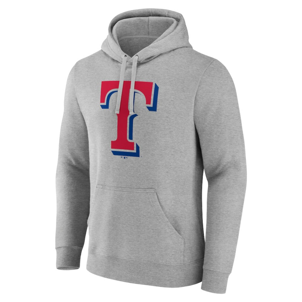 Texas Rangers Official Logo Fitted Pullover Hoodie Outlet