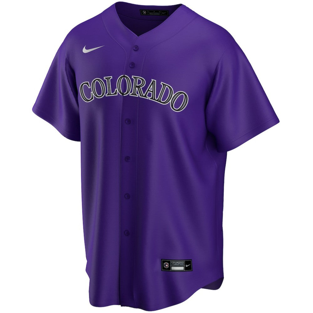 Colorado Rockies Nike Alternate Replica Custom Jersey Online