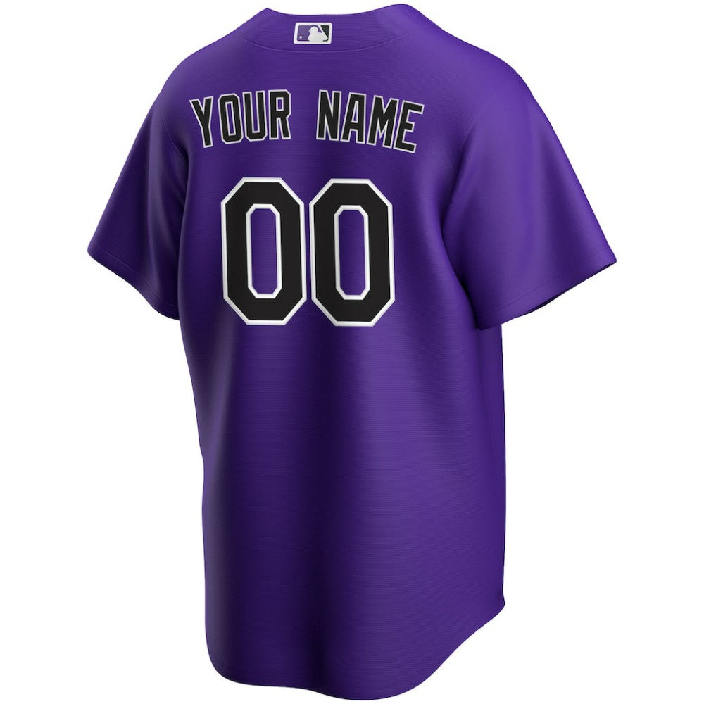 Colorado Rockies Nike Alternate Replica Custom Jersey Online