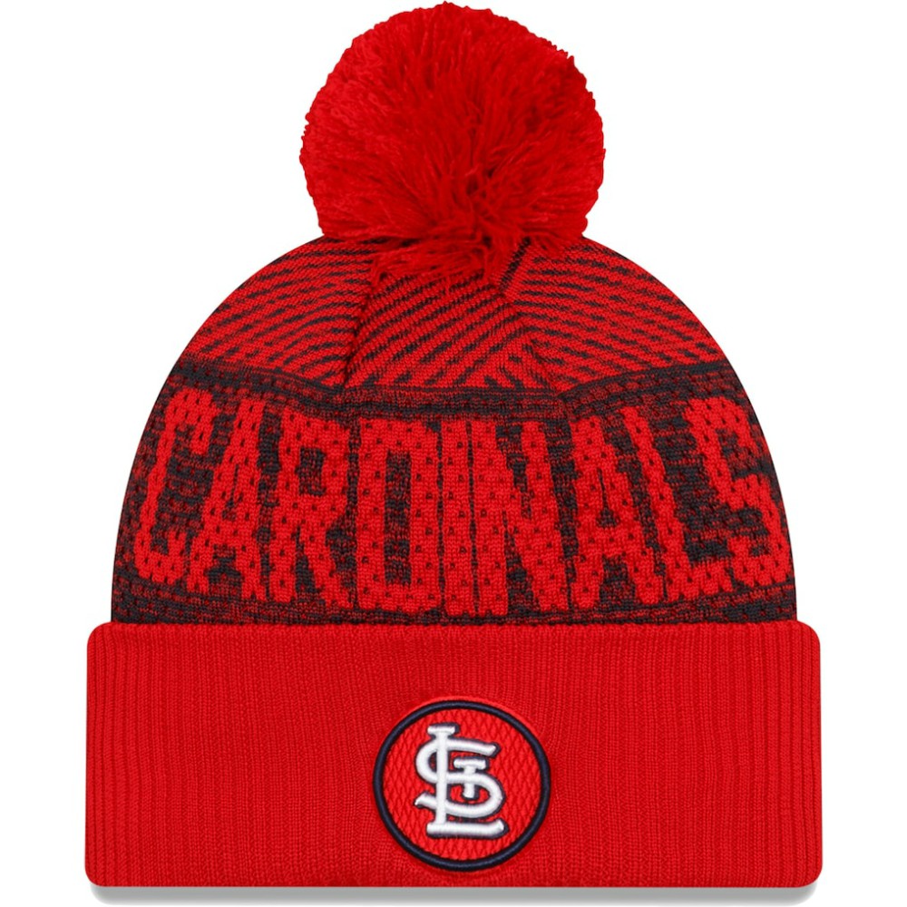 St. Louis Cardinals New Era Authentic Collection Sport Cuffed Knit Hat with Pom Online